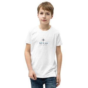 Youth Short Sleeve Bud & June Logo T-Shirt
